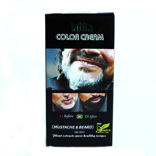 Taffta Schnauz und Bart Farbe Schwarz 30ml