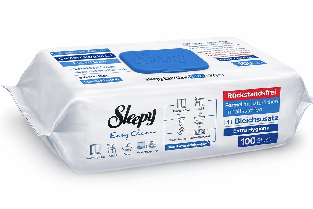 [Sle01] Sleepy Easy Clean Blu – Salviette con additivo candeggiante (100 pezzi)