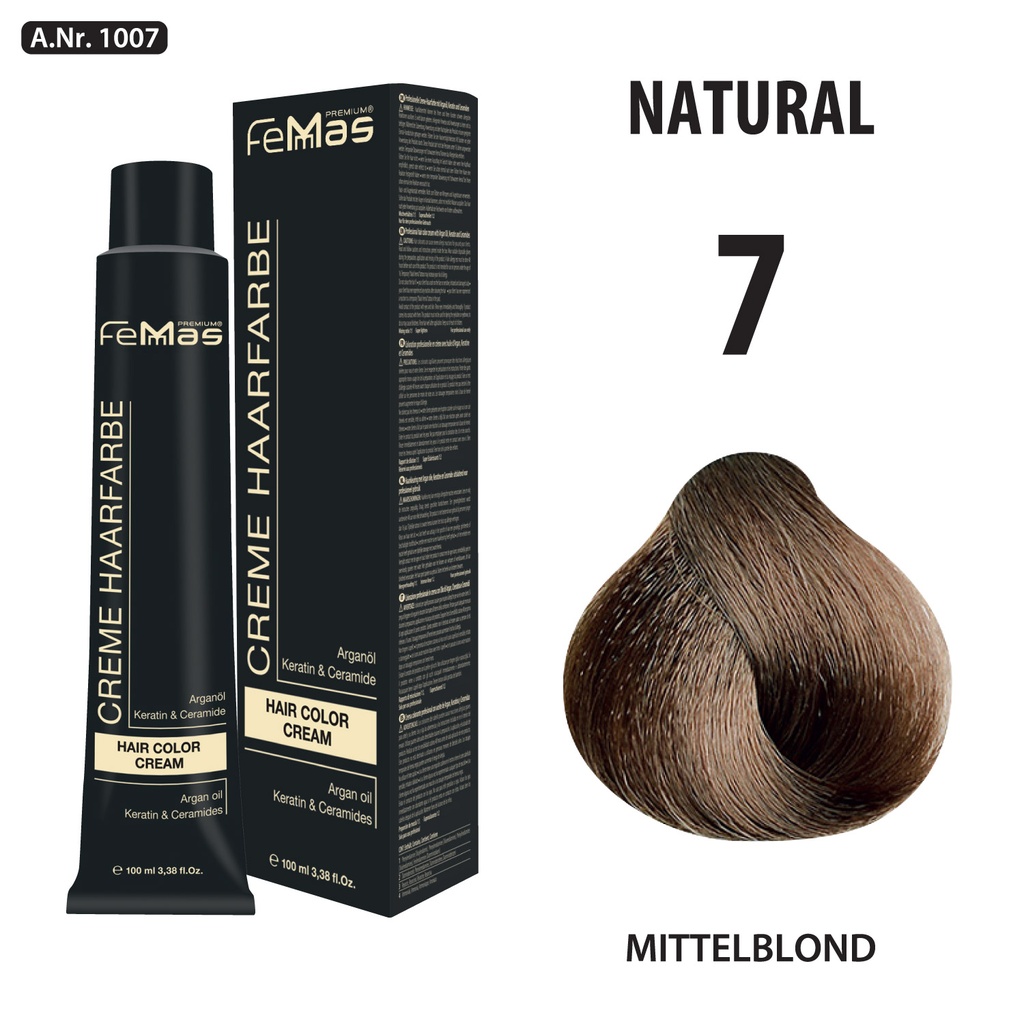 Femmas (7) tinta per capelli biondo medio 100ml