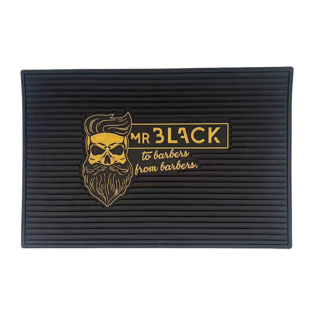 Bate mr. Black hairdresser utensils mat 30x45cm