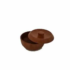 [BRS:308-21] Bate wooden shaving bowl 308-21