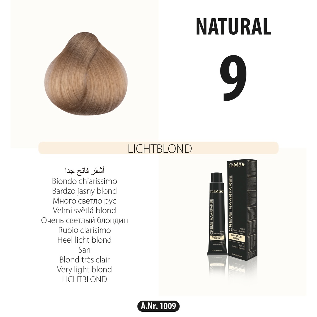 [Fem160] Femmas (9) hair color light blonde 100ml