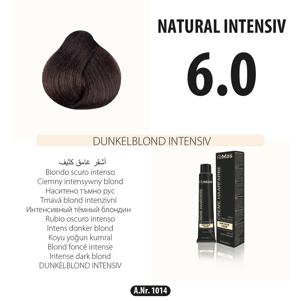 Femmas (6.0) Tintura per capelli Biondo Scuro Intensivo 100ml