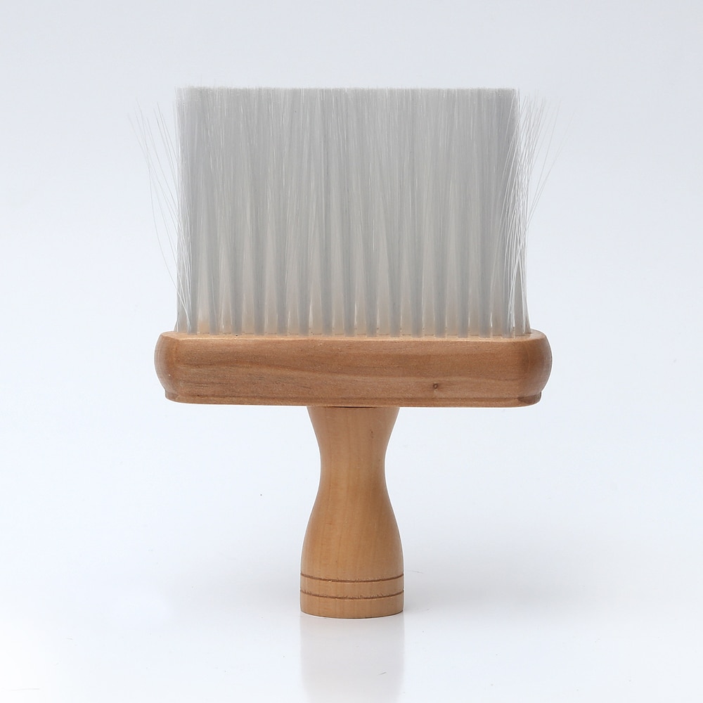 Neck brush with long wooden handle 19002