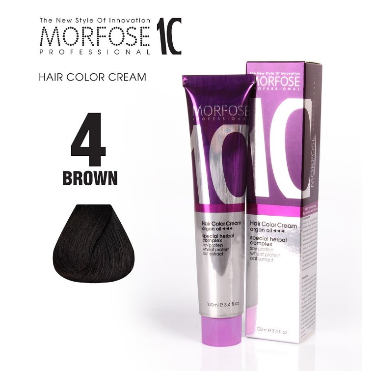 Morfose 10 (4) Hair Color Brown 100ml