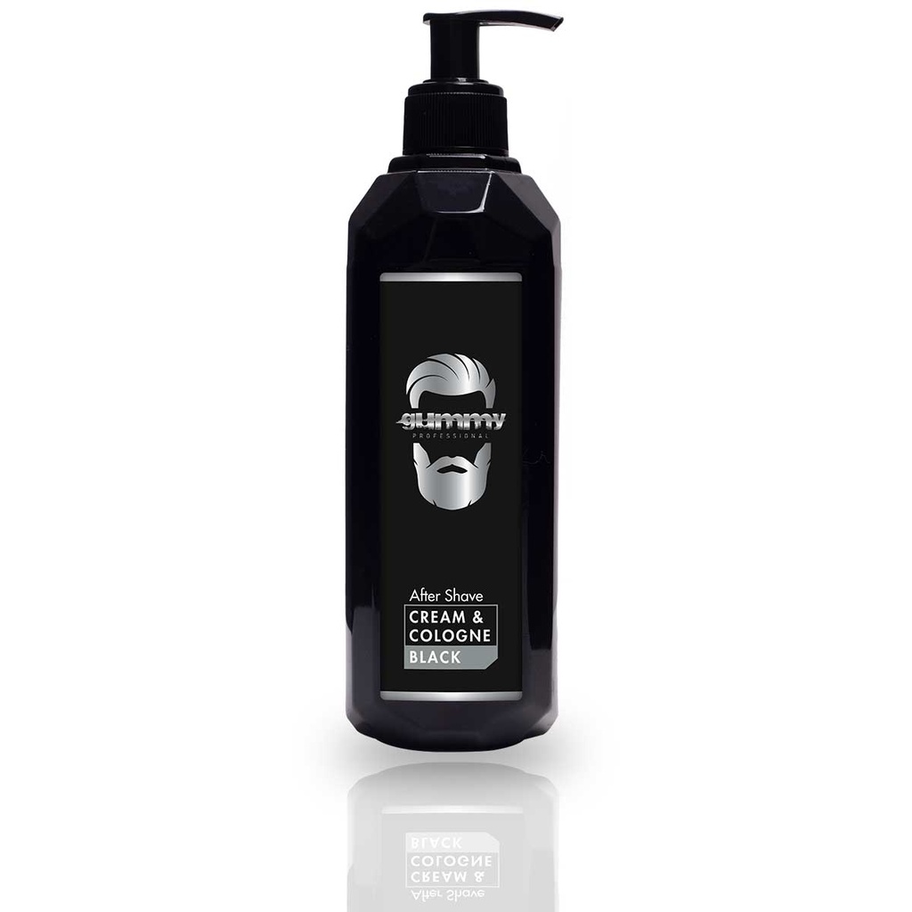 Gummy After Shave Cream & Cologne Black 400ml