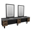 Alpeda-Odin Grey Barber Station Unit