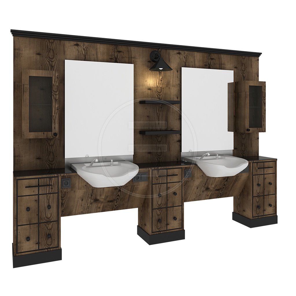 Alpeda-Marcus Liner Unité de poste de coiffure