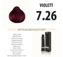 Femmas (7.26) Tinta per capelli Biondo medio Viola Rosso 100ml