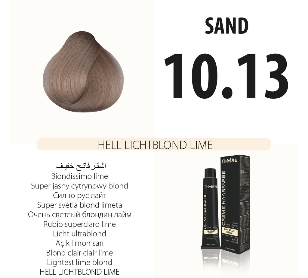 Femmas (10.13) Tinta per capelli Biondo chiaro Lıme 100ml