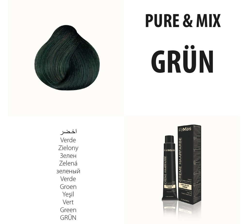 Femmas (Grün) Haarfarbe Pure & Mix 100ml