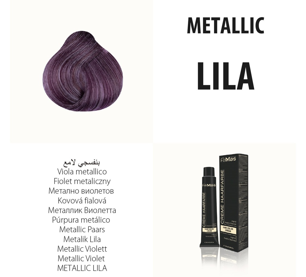 Femmas (Lıla) Haarfarbe Metallıc 100ml