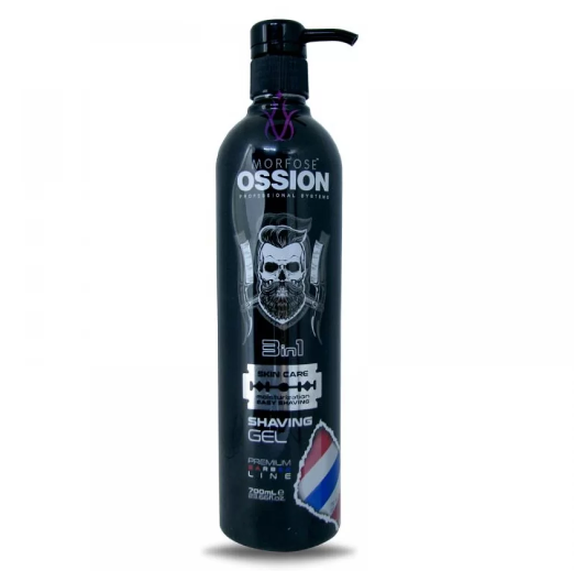 [KD-205] Ossion Premium Barber 3 in 1 Shaving Gel 700ml