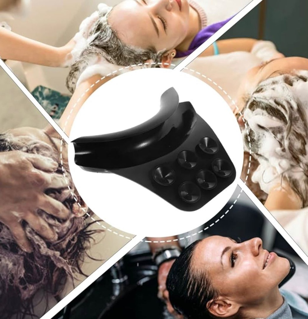 Kate Waschbecken Nackenpolster Schwarz