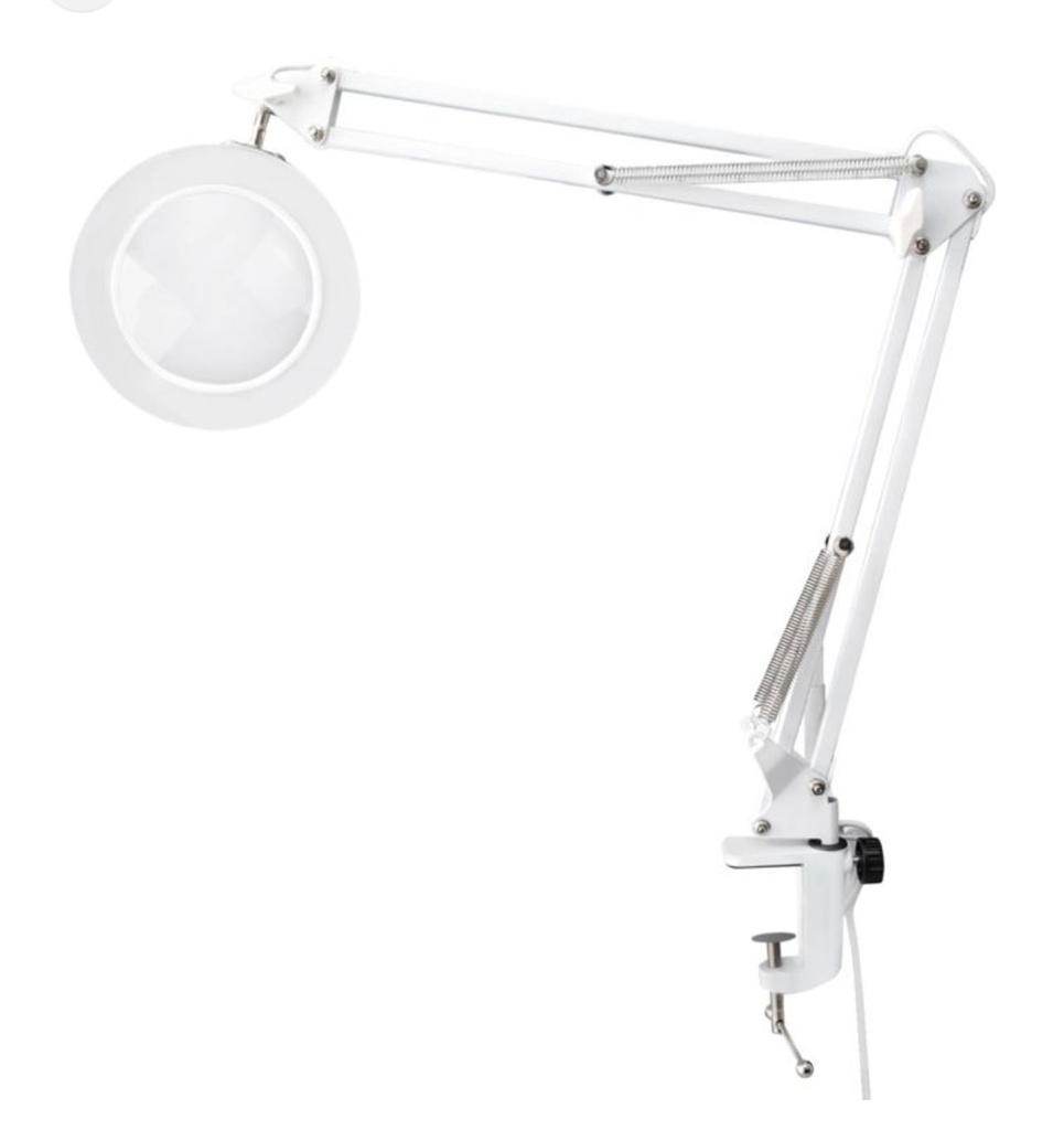 Bate Lupe mit LED-Licht FX308 Weiss