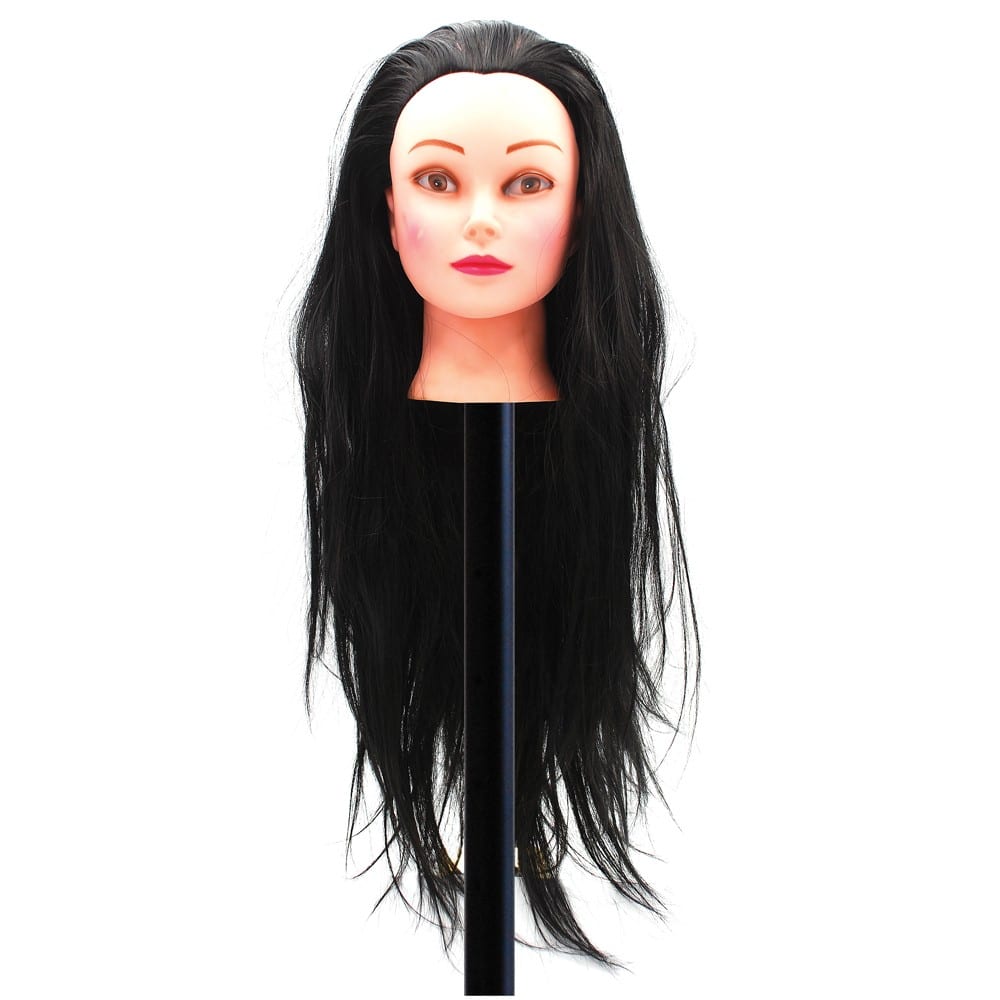 Perruque de formation de coiffure Bate noire