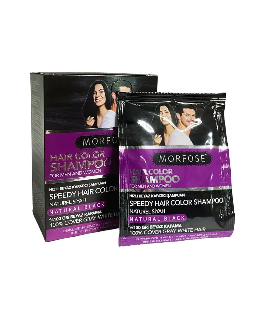 Morfose Shampoo Colorant Noir Naturel 25ml x 10