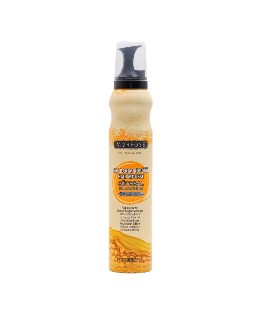 [MorKpk02] Morfose Milk & Honey Hair Mousse 200ml