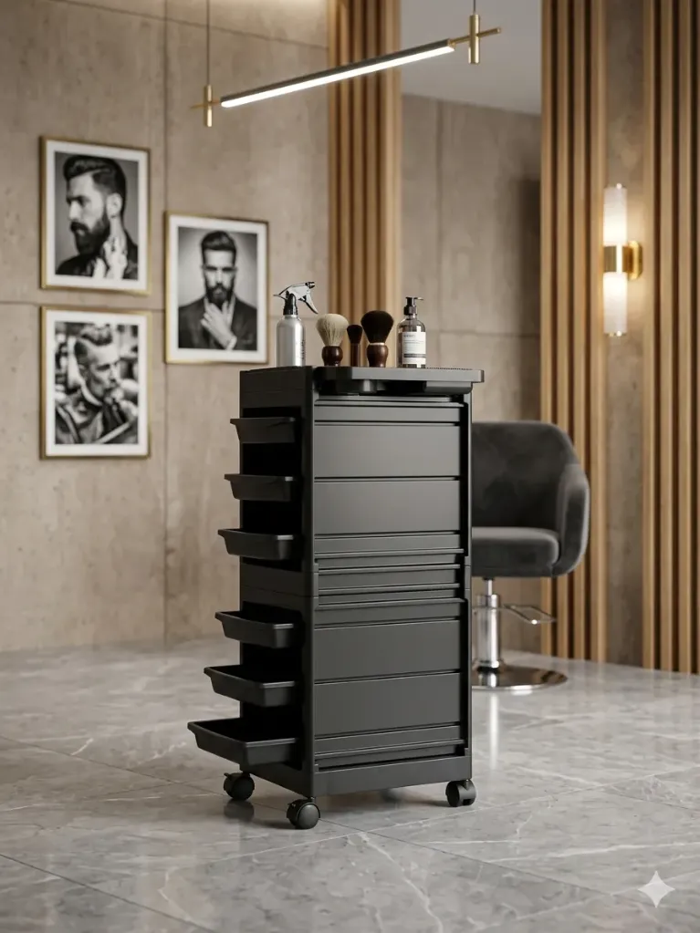 BATE Professional Storage Trolley – 6 Drawers for Maximum Capacity