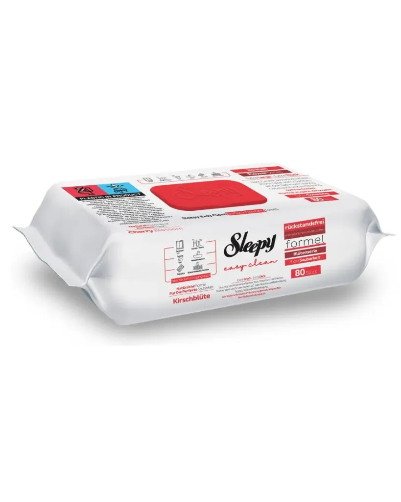 Sleepy Easy Clean Fiori di Ciliegio – Salviette profumate (100 pezzi)
