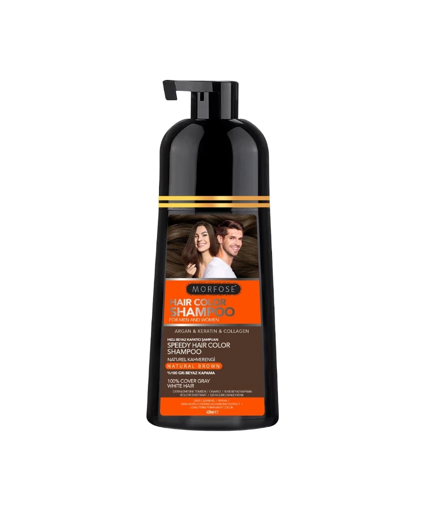 Morfose Haarfarben-Shampoo Naturbraun 420 ml