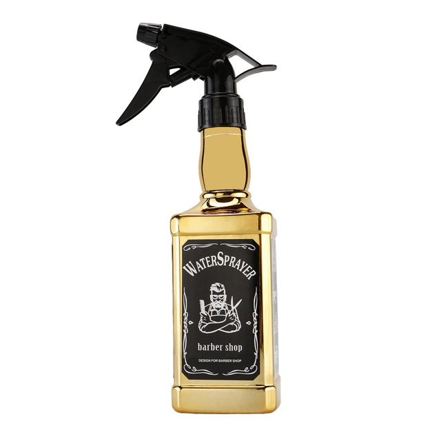 [Bt:119] Bouteille Bate Barber design doré