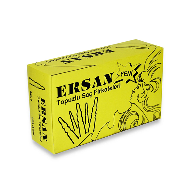 [KD-278] Fermagli per capelli Ersan ondulati 5 cm oro 150 pezzi