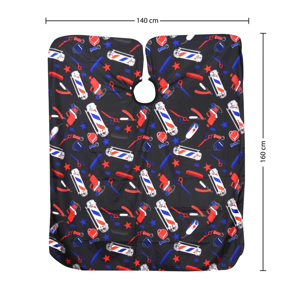 [BTE-UHG32] Bate Barbershop cape 140x165 BTE-UHG32