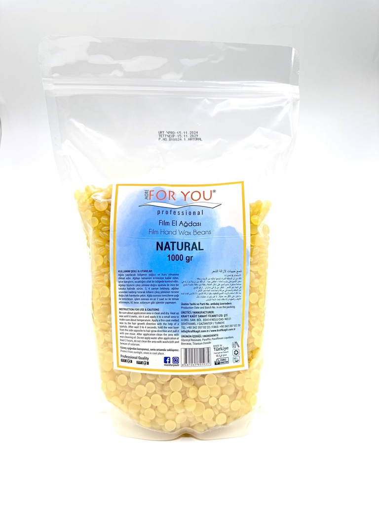 More For You Samenmaske Wachs 1000gr  (Natural)