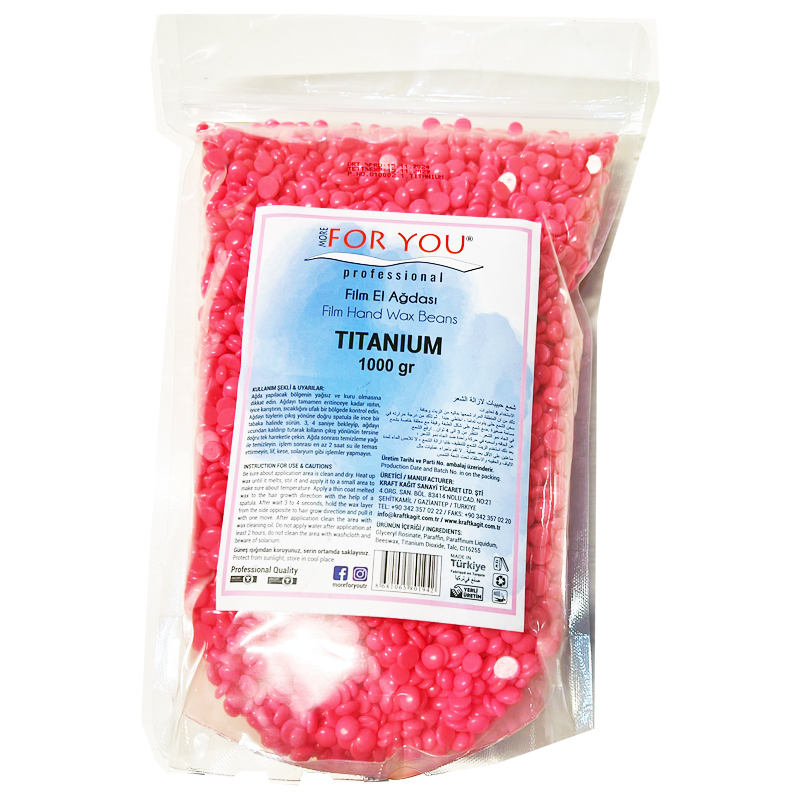 More For You Samenmaske Wachs 1000gr  (Titanium)