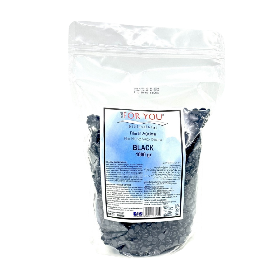 More For You Samenmaske Wachs 1000gr  (Black)