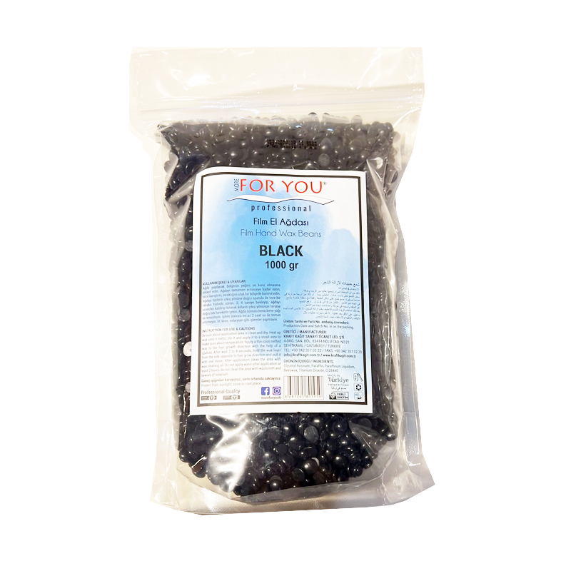 More For You Samenmaske Wachs 1000gr  (Black)