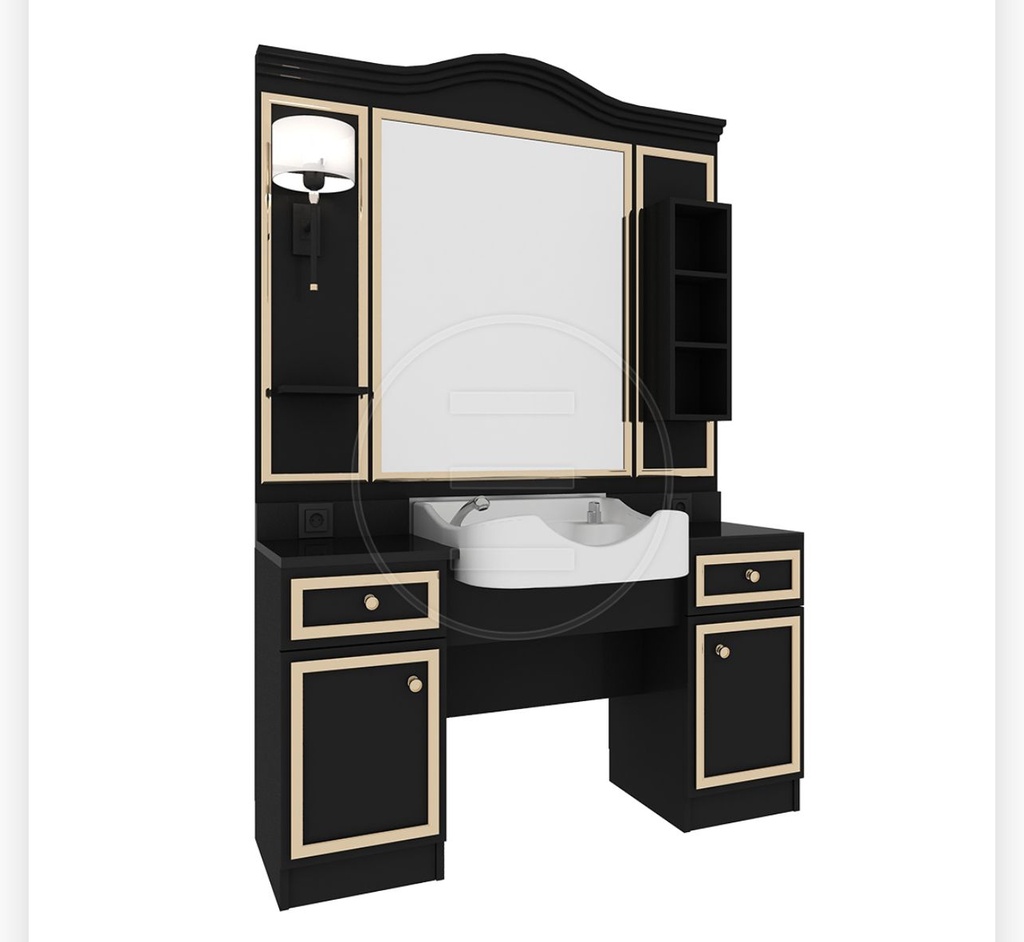 Alpeda-Golden Man Barber Station Unit