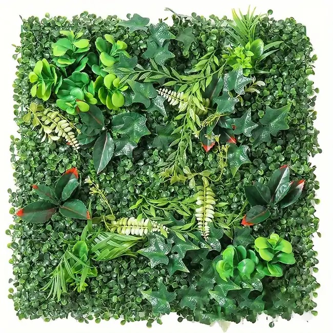 Wall Decoration With Artificial Plant