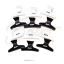 dna Haarklammern (Schwarz-Weiss) L 82mm Art:13005