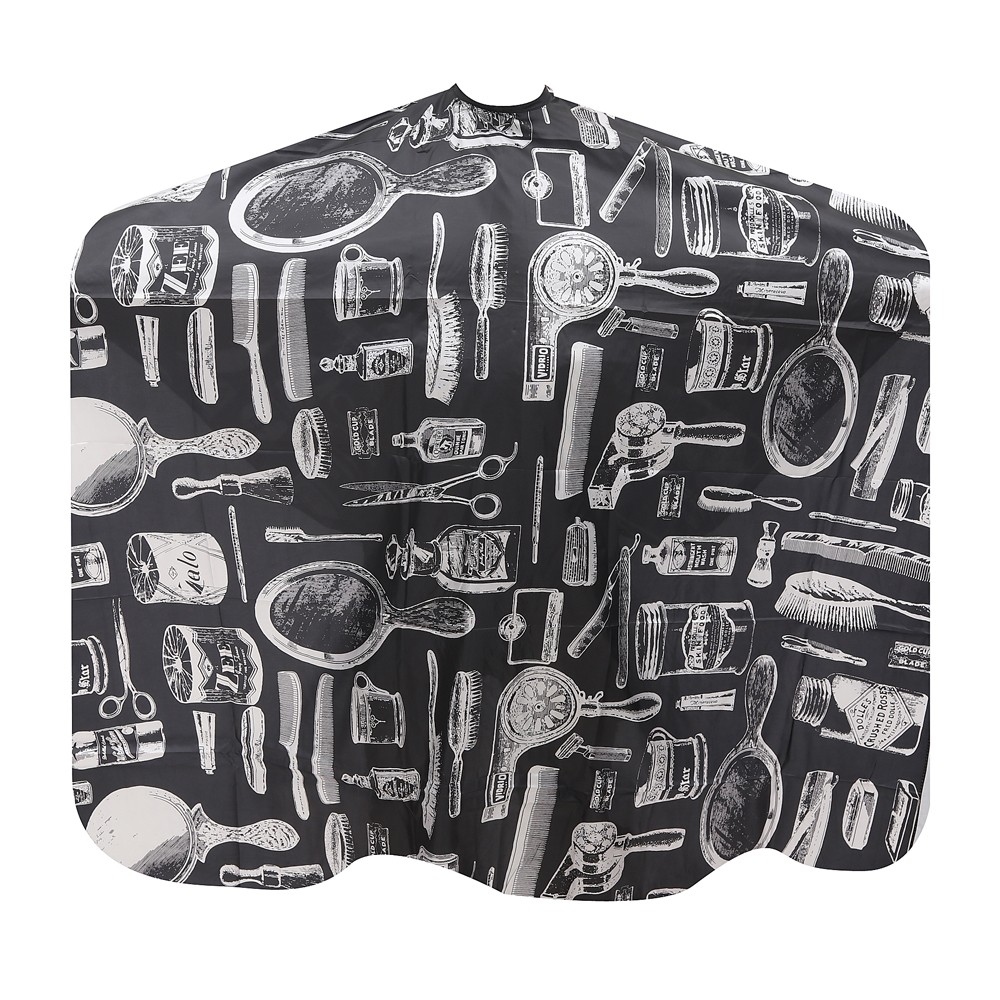 [BTE-UHG45] Bate Umhang Barber schwarz weiss Art: (20005)