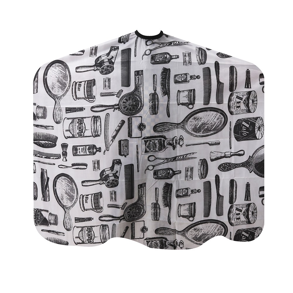 Bate Umhang Barber schwarz weiss Art: (20004)