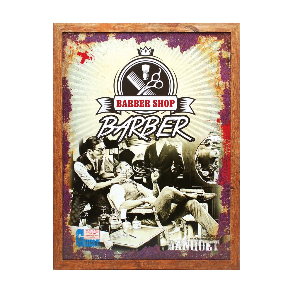 Bate wooden frame picture 56x 41 Art:15035