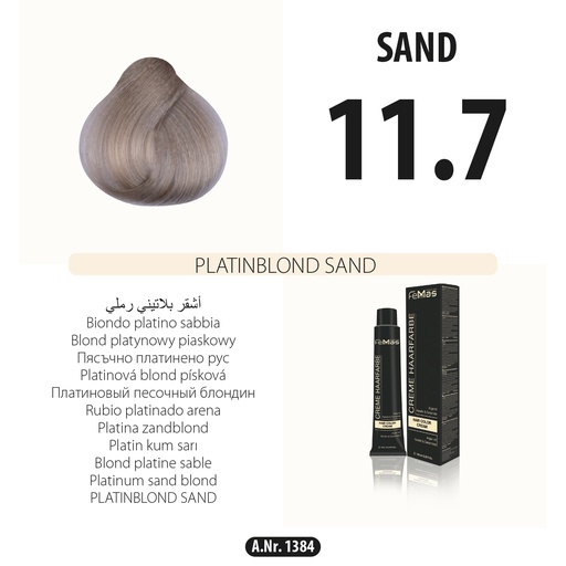[Fem1384] FemMas (11.7) Haarfarbe Platinblond Sand 100ml