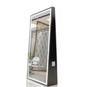 Specchio bifacciale Bate 200x80 cm con supporto THM-09