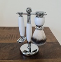 Bate Beard shaving set white