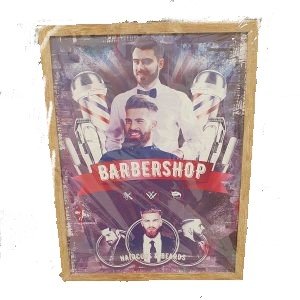 [BTE-DC01] Barbershop Deko Bild
