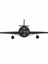 Bate Deko Flugzeug Wanduhr