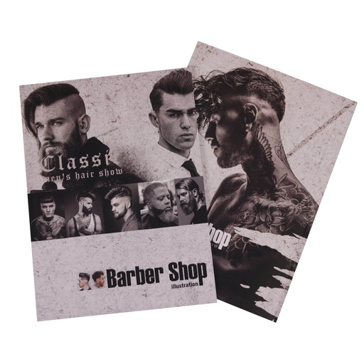 [BTE-21] Barbershop Modelheft Classic Men's Hair Show (ein Heft)