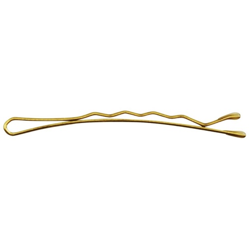 [KD-240] Star Haarklemmen Gewellt 5 cm Gold 200 Stück