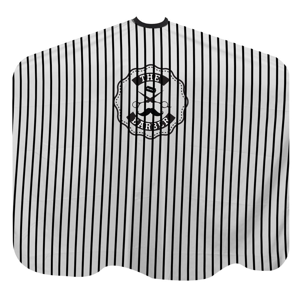 Bate Umhang Barber schwarz weiss Art: (20002)