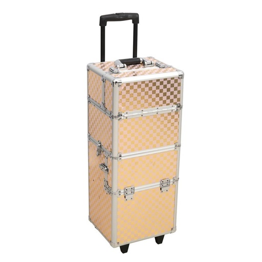 Kosmetik Troller Koffer 70x30x20cm (Gold)