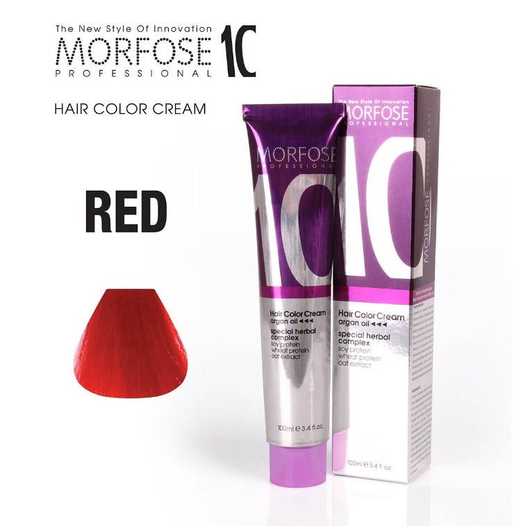 Morfose 10 (Rouge) Crème de Couleur de Cheveux 100ml