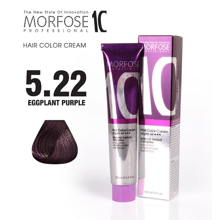 Morfose 10 (5.22) Hair Color Aubergine Purple 100ml