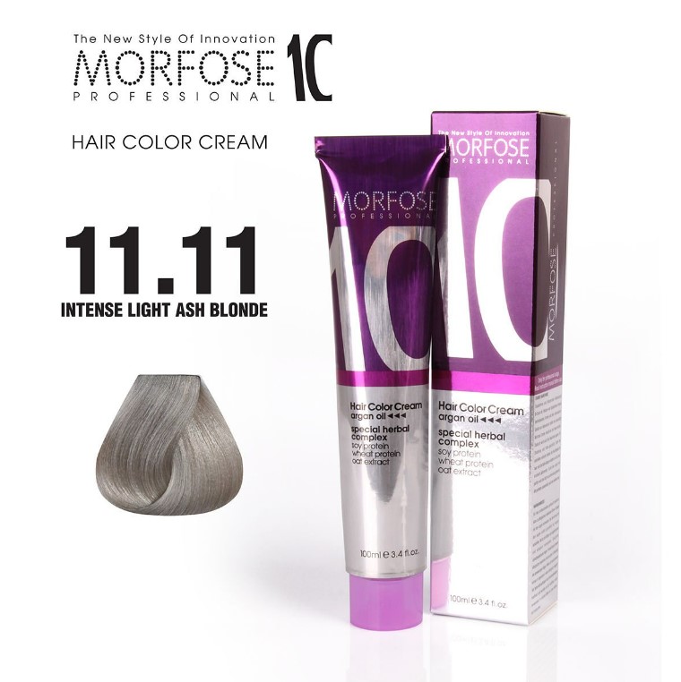 Morfose 10 (11.11) coloration cheveux platine cendré 100ml